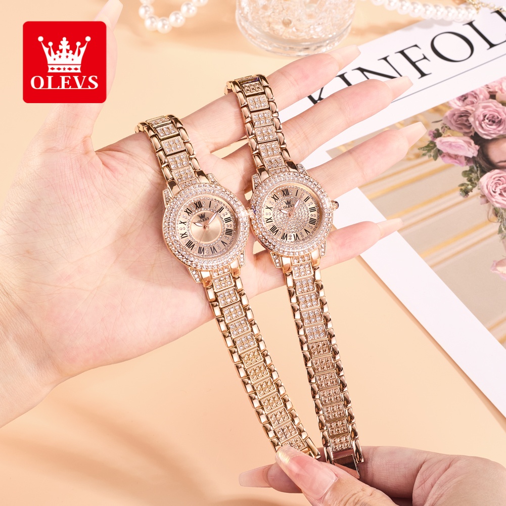 Luxury Watch For - OLEVS Роскошные модные женские часы с