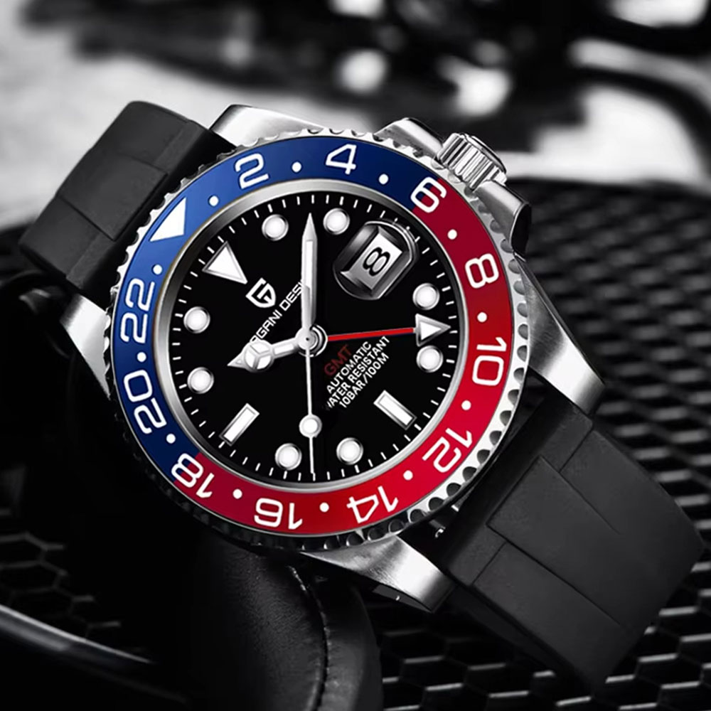 Luxury Watch La - 40 мм PAGANI DESIGN GMT мужские