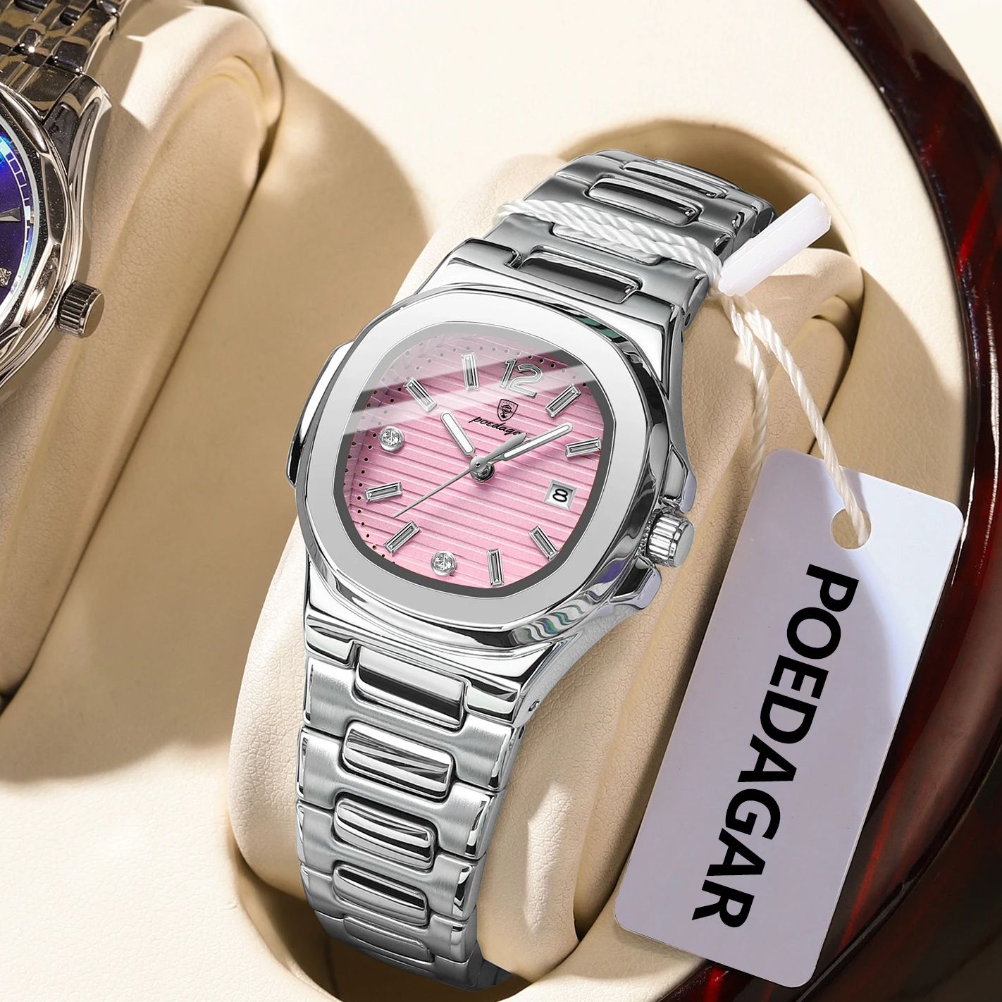 Ladies Luxury Watch - POEDAGAR квадратные модные женские наручные часы