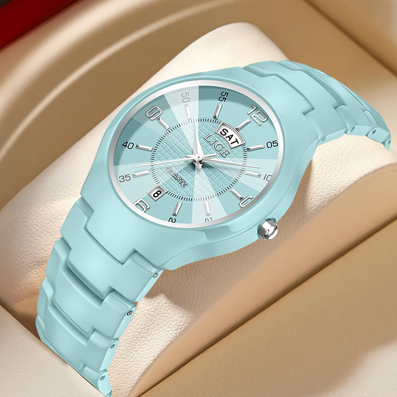 Ladies Luxury Watch - LIGE Роскошные элегантные кварцевые женские часы,
