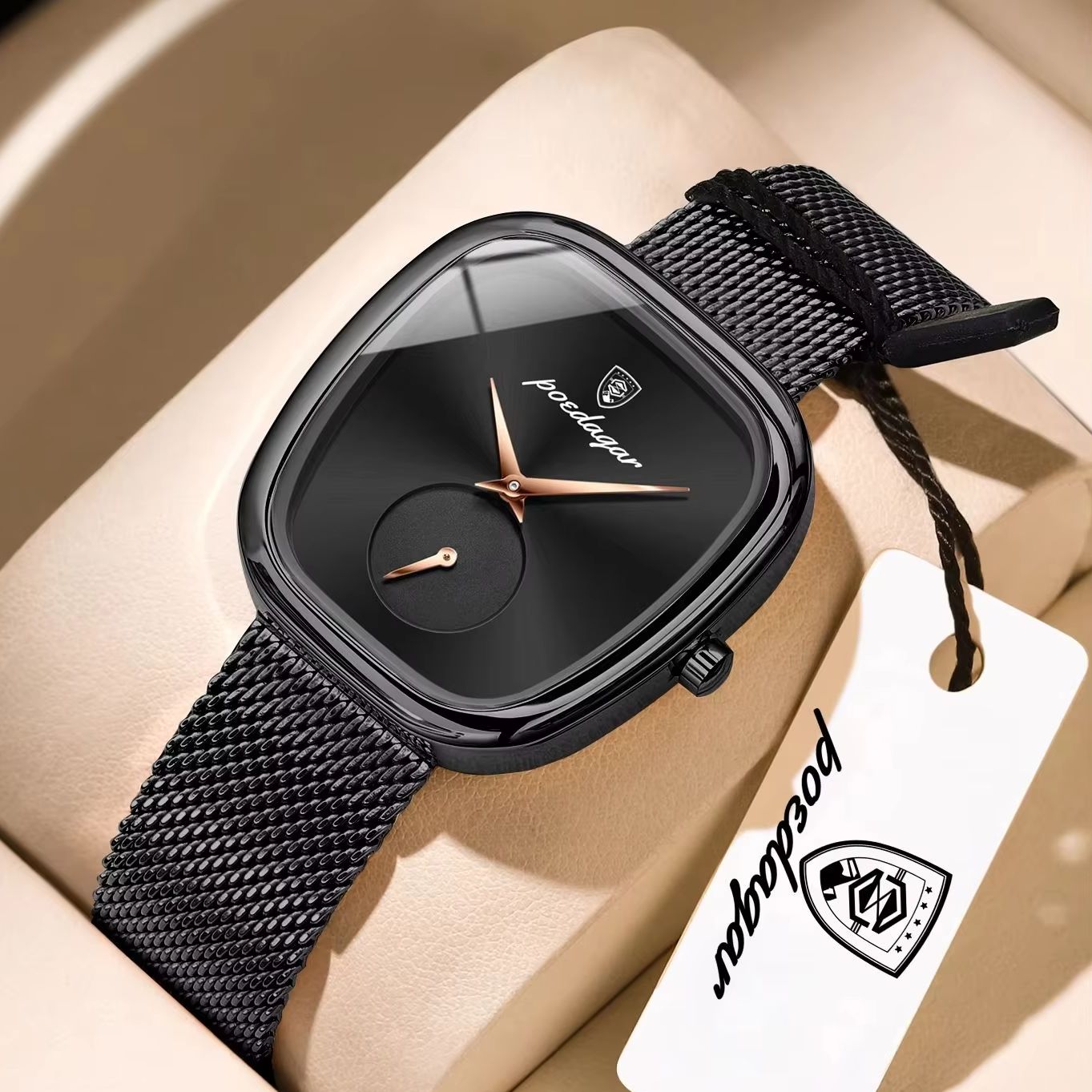 Luxury Watch Unique - POEDAGAR Роскошные уникальные женские часы, водонепроницаемые