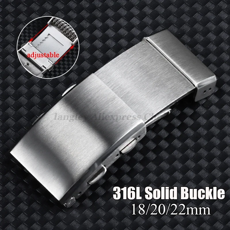 Luxury Watch Repair - 18/20/22 мм, твердая нержавеющая сталь 316L,