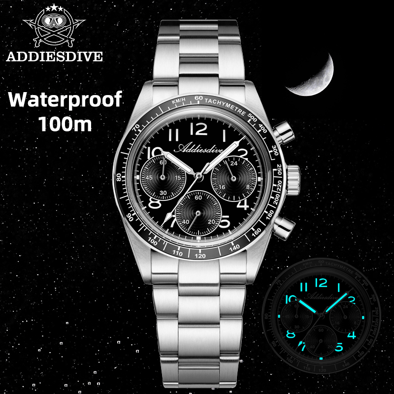Luxury Watch Second Hand - Мужские часы ADDIESDIVE 2026, кварцевые модные