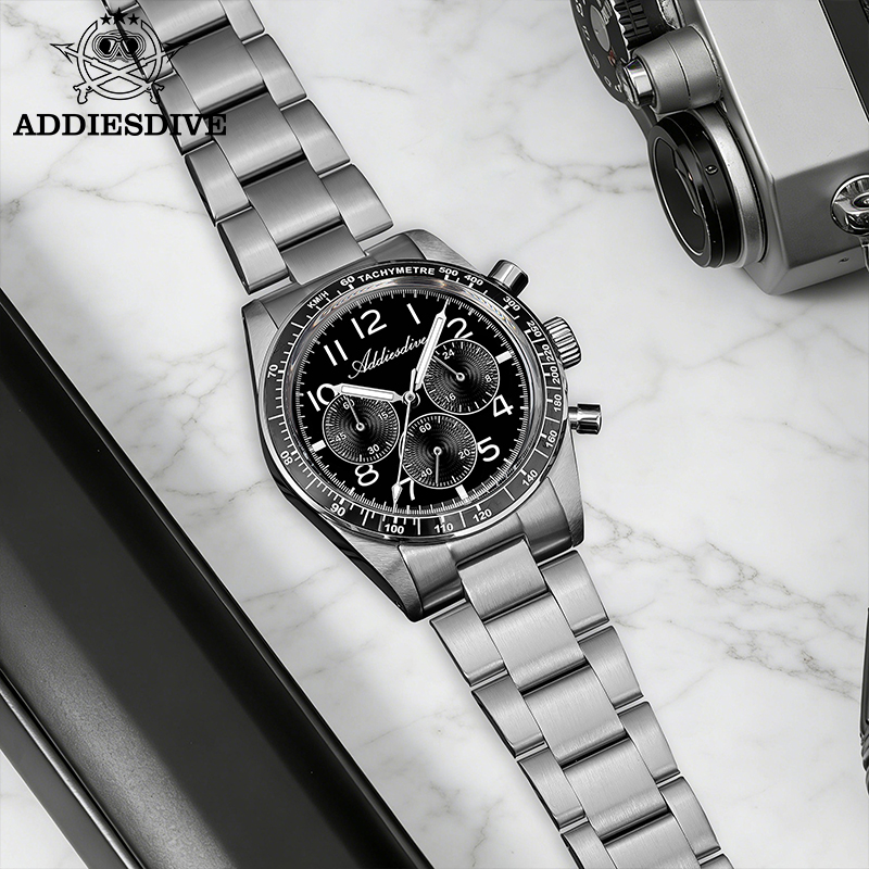 Мужские часы-хронограф ADDIESD – обзор и цена Luxury Watch Second Hand
