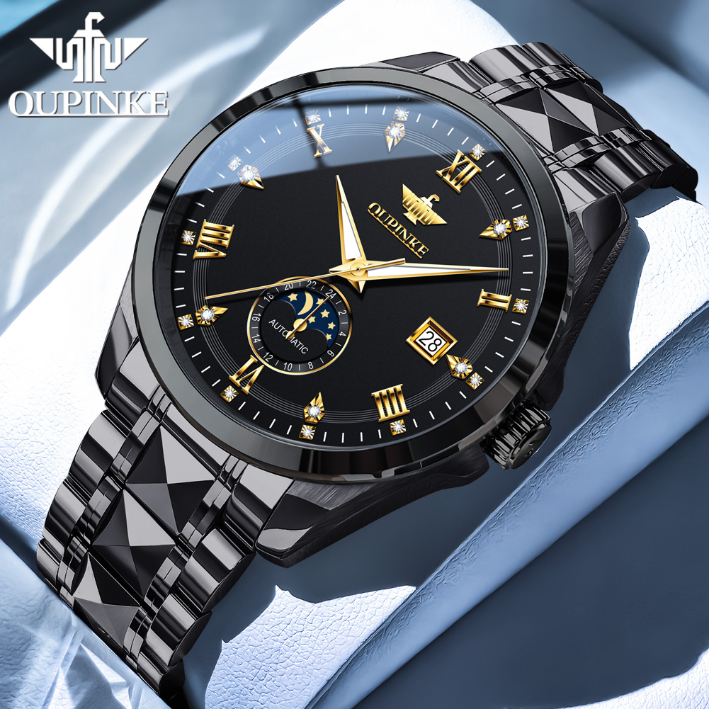 Мужские часы OUPINKE 3265 с фа – обзор и цена Luxury Watch Leather