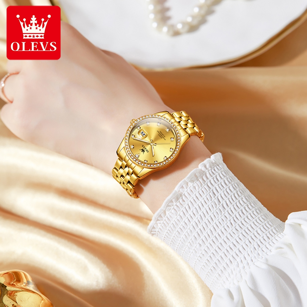 OLEVS 3629 Роскошные женские к – обзор и цена Ladies Luxury Watch