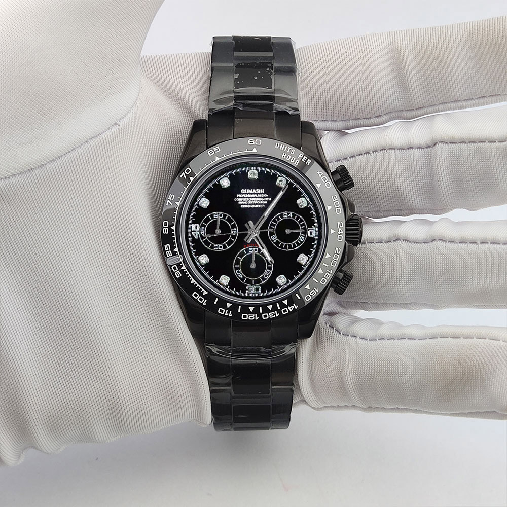 Часы VK63 39,3 мм Роскошные ча – обзор и цена Luxury Watch Leather