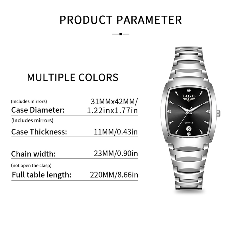 LIGE часы женские деловые роск – обзор и цена Luxury Watch For