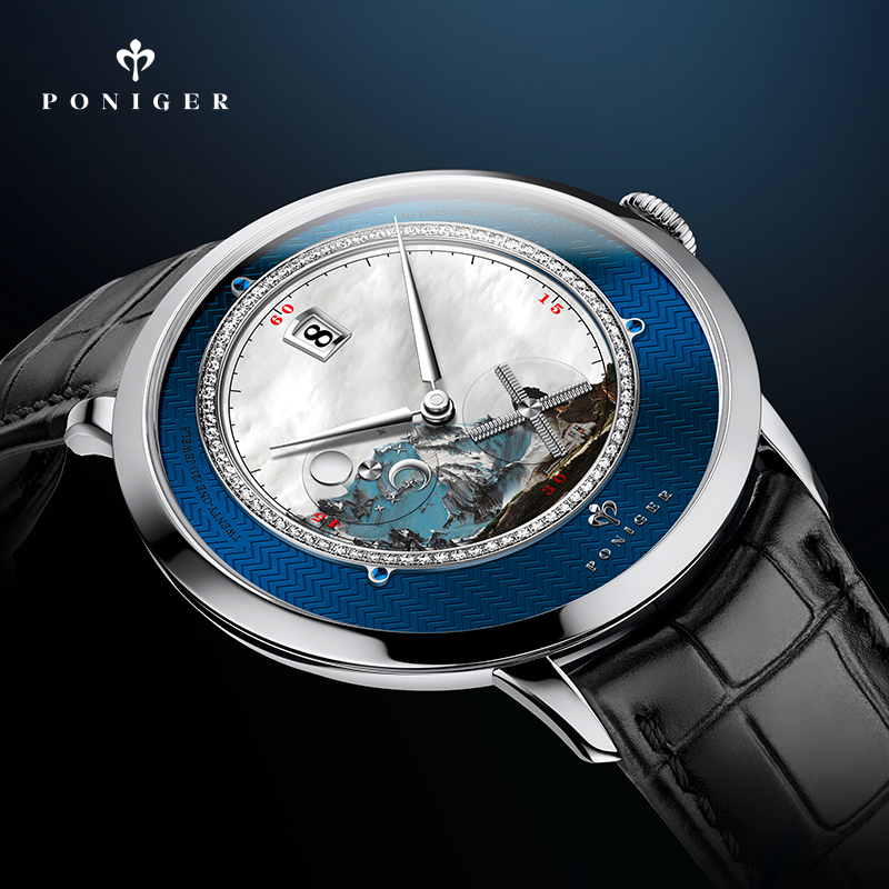 Мужские автоматические часы PO – обзор и цена Luxury Watch Second Hand