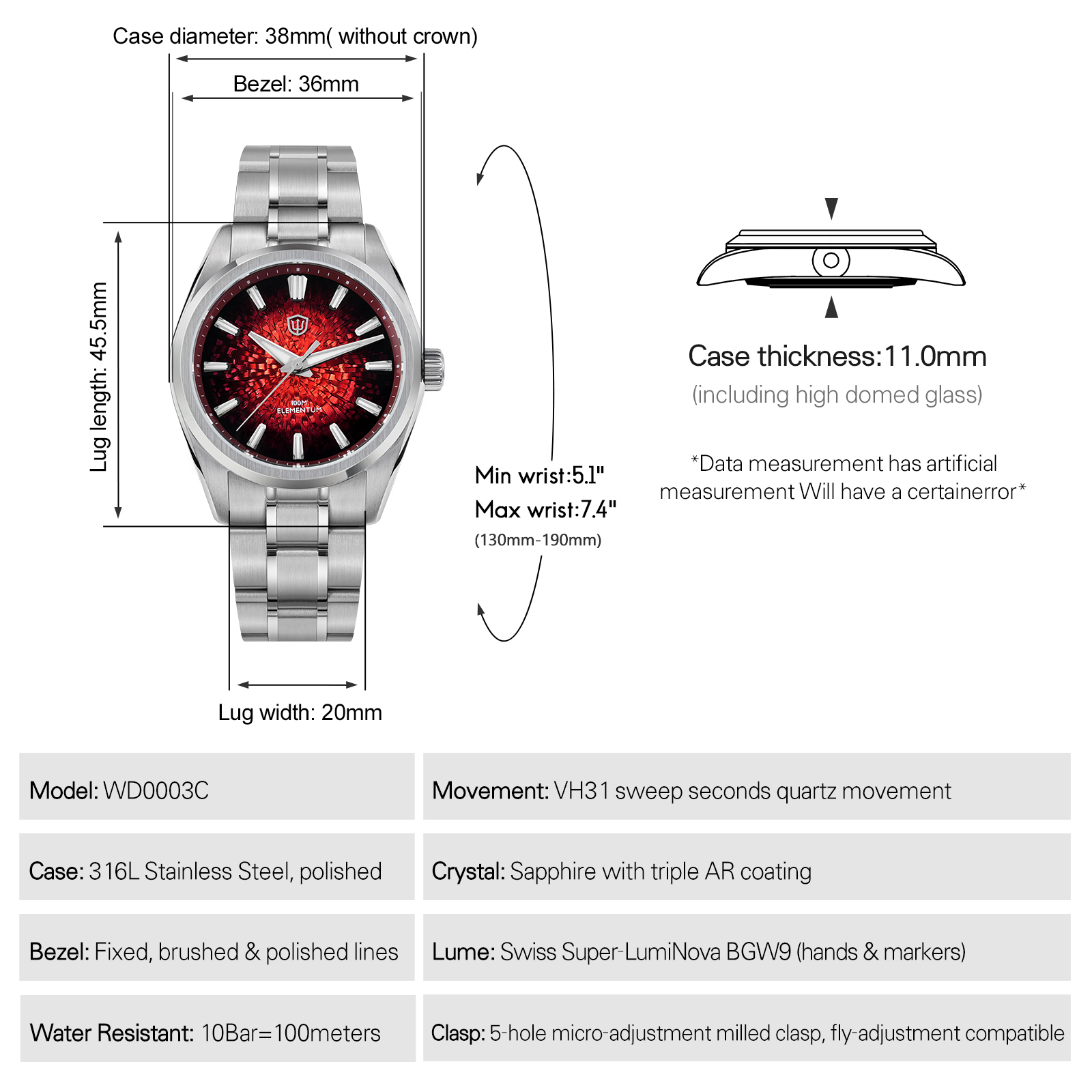 Новые кварцевые часы Watchdive – обзор и цена Luxury Watch Second Hand