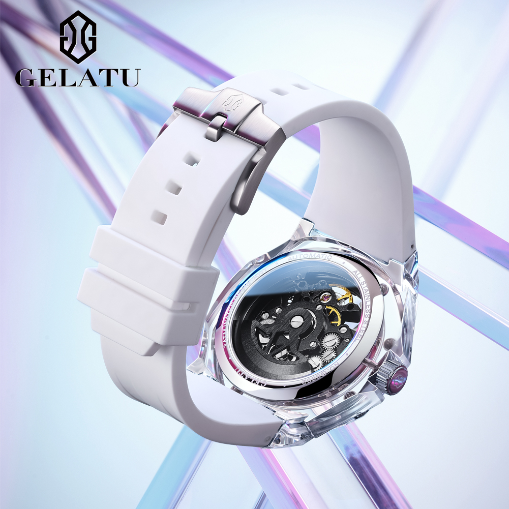 GELATU 8002, автоматические ме – обзор и цена Luxury Watch Leather